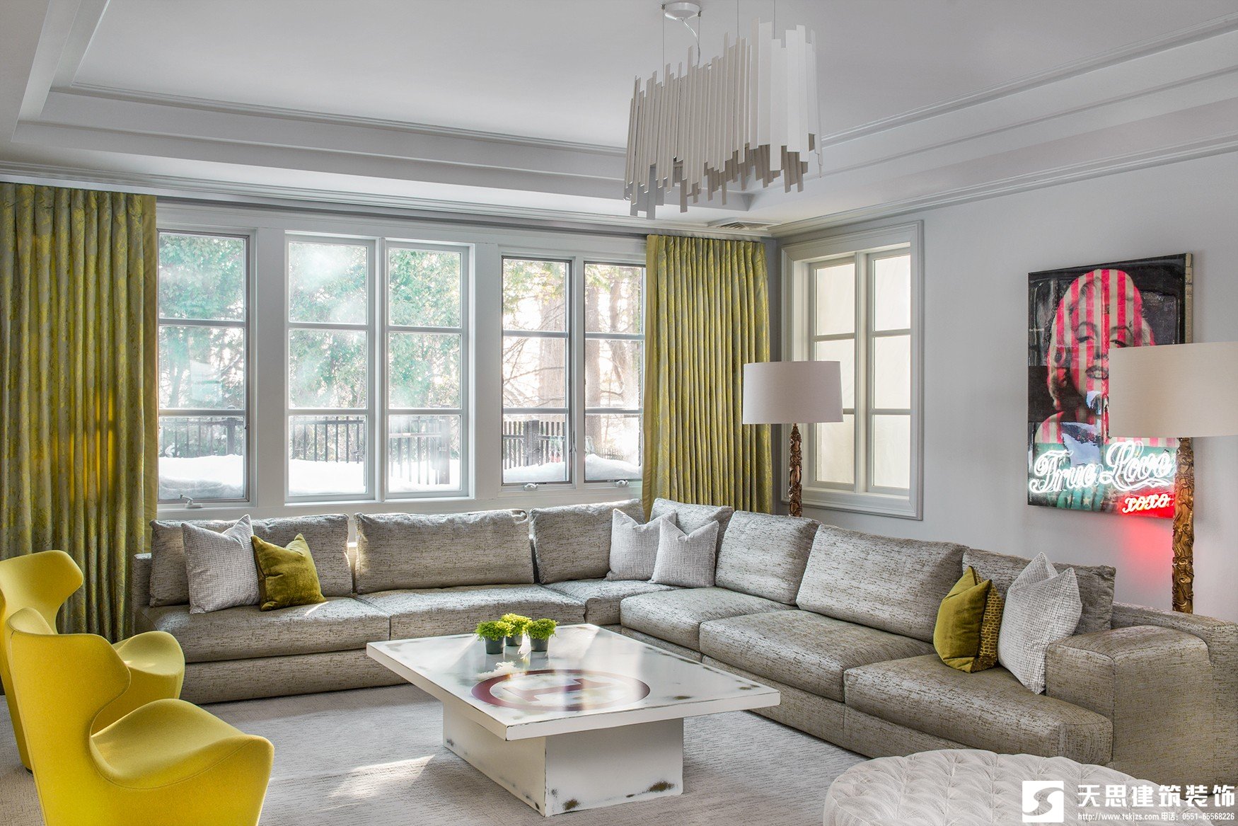 如何為合肥別墅客廳裝修設(shè)計擺放沙發(fā)